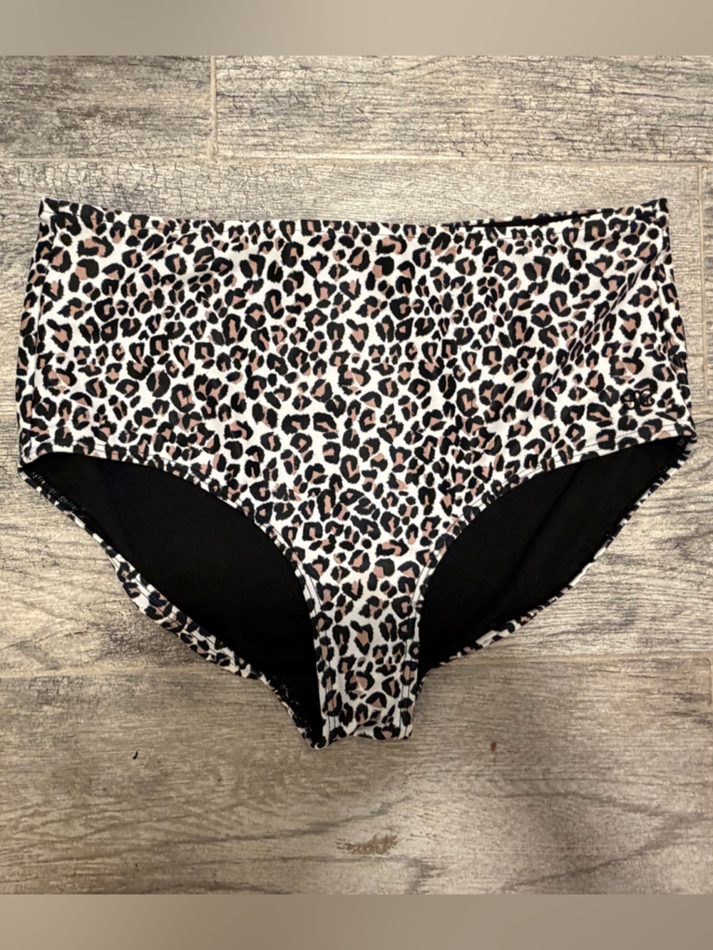 Albion Fit High Waisted Cheetah Bikini Bottom